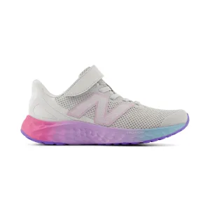 New Balance Kid's (Preschool) Fresh Foam Arishi v4 PAARIGR4 Grey Matter/Mid Century Pink/Lilac Glo