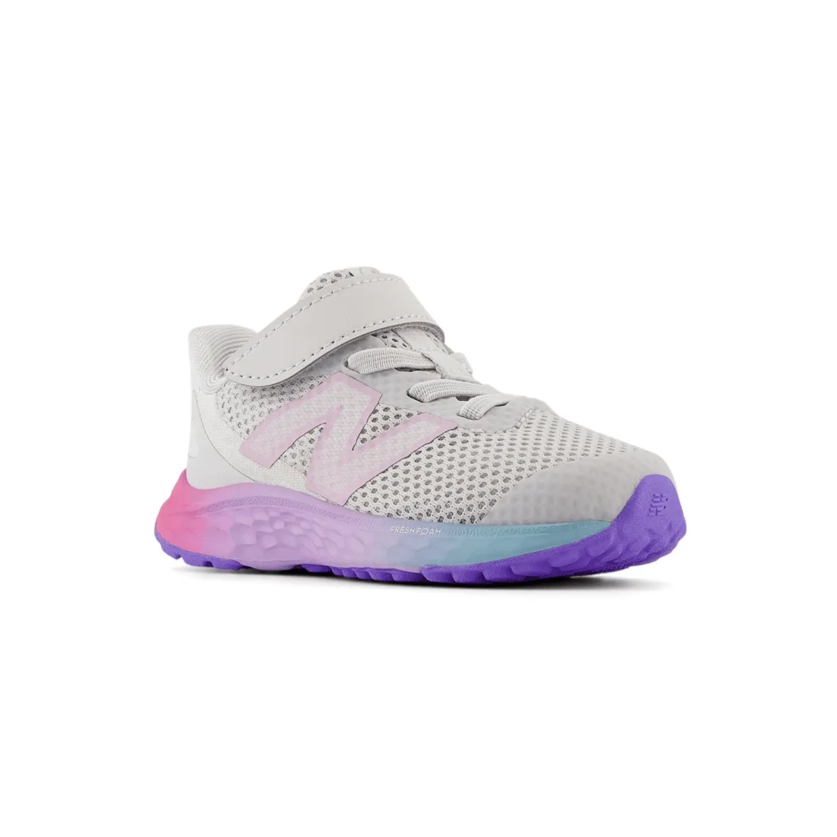 New Balance Toddler's Fresh Foam Arishi v4 IAARIGR4 Grey Matter/Mid Century Pink/Lilac Glo