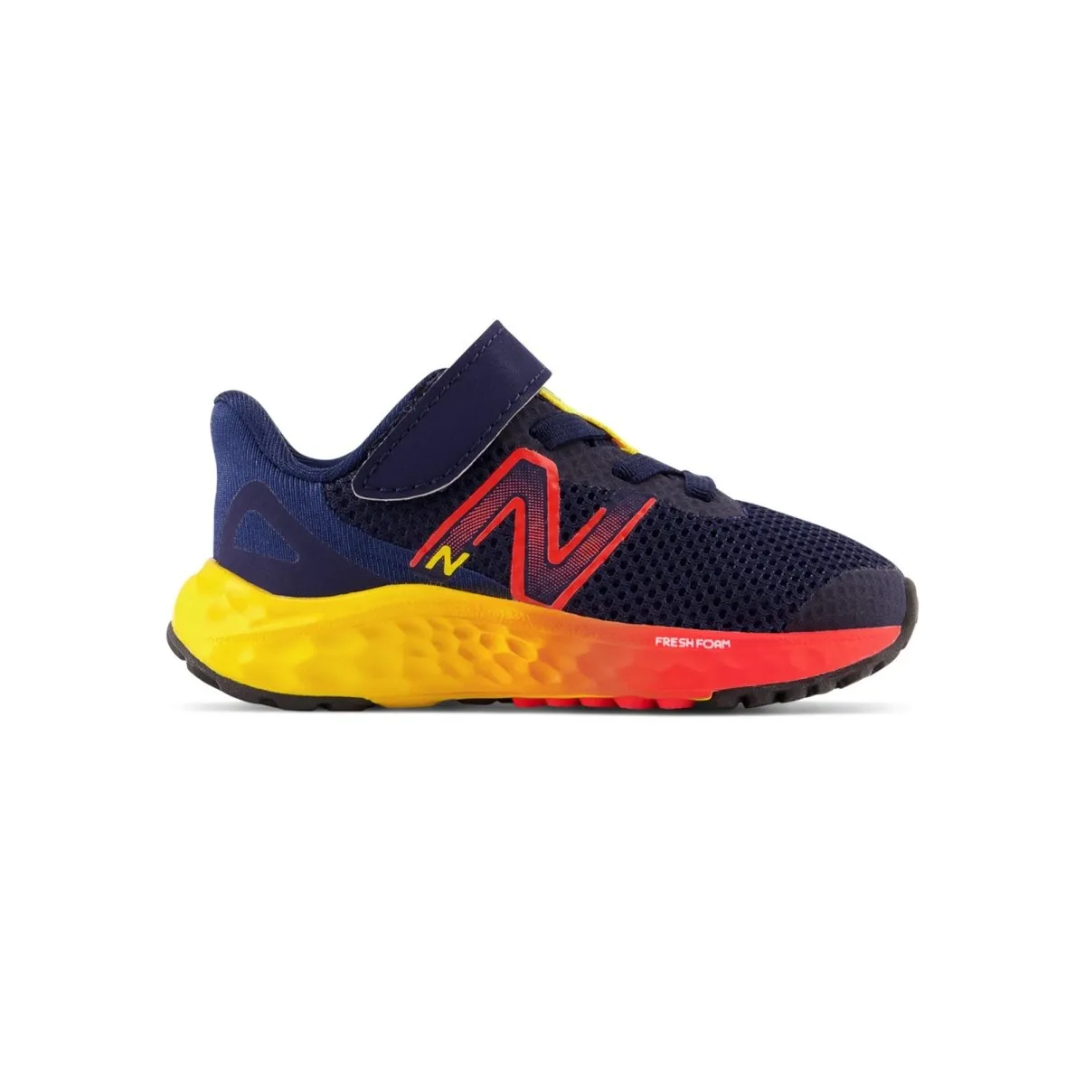 New Balance Toddler's Fresh Foam Arishi v4 IAARIKB4 Team Navy/Electric Red/Egg Yolk
