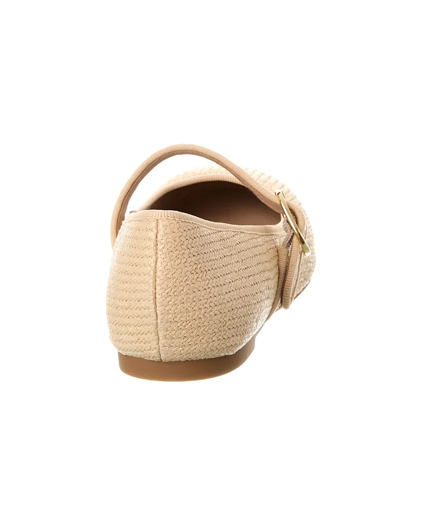 Stuart Weitzman Alice Raffia Ballet Flat
