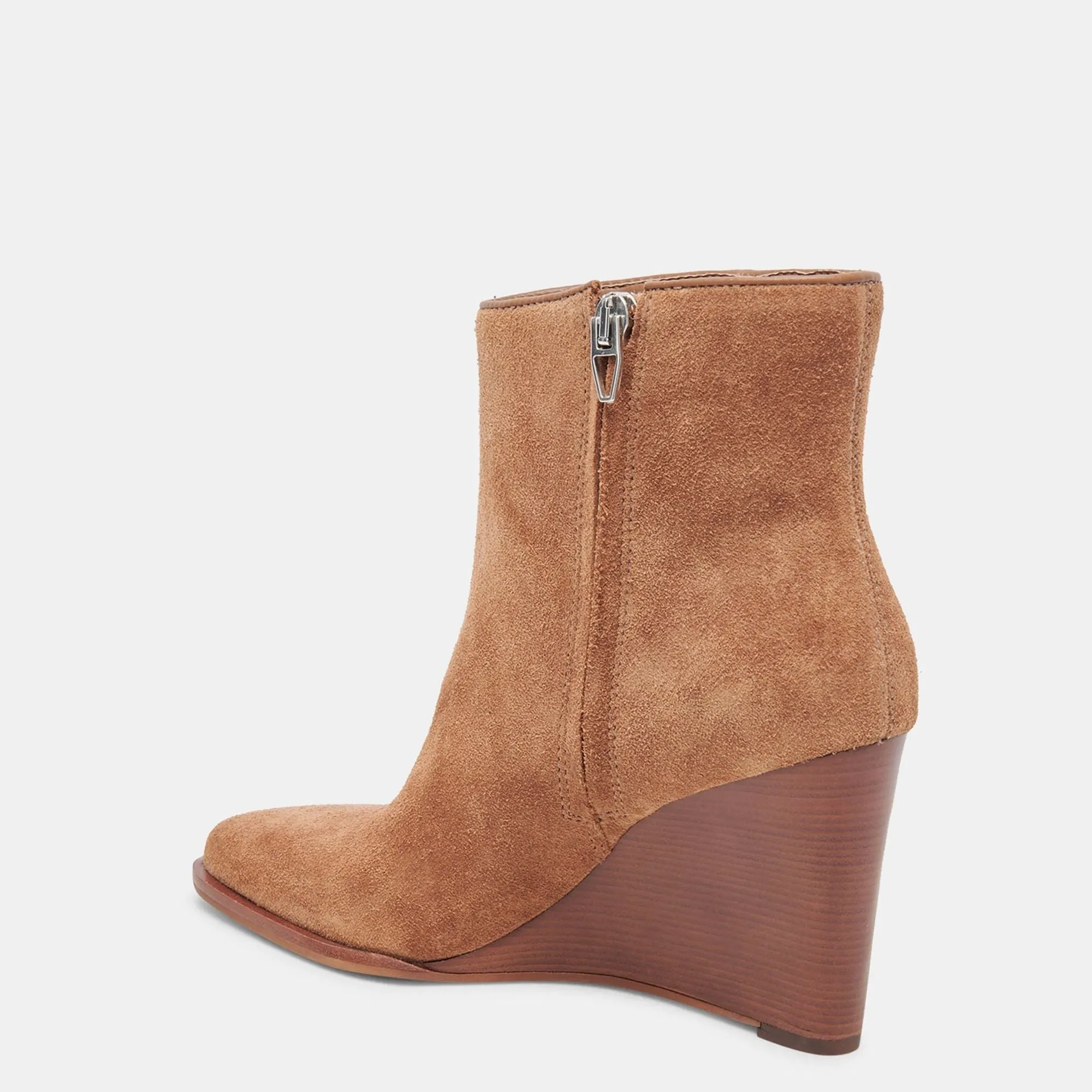 SUSANN WIDE BOOTIES CHESTNUT SUEDE