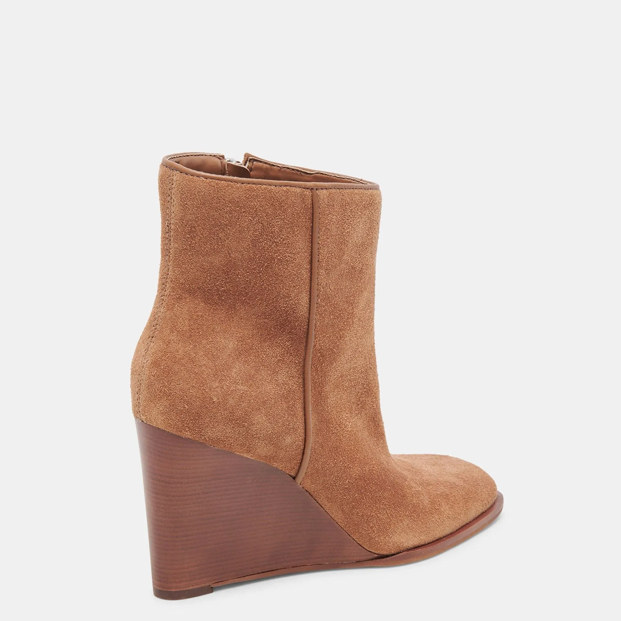 SUSANN WIDE BOOTIES CHESTNUT SUEDE