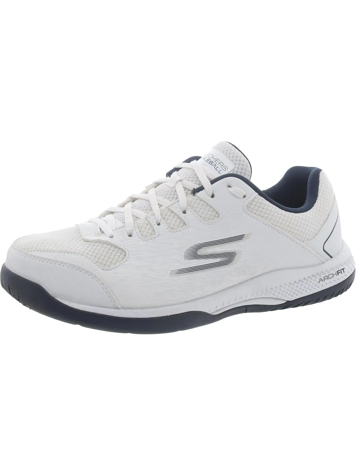 Viper Court - Pickeball Mens Faux Leather Sports Running & Training Shoes