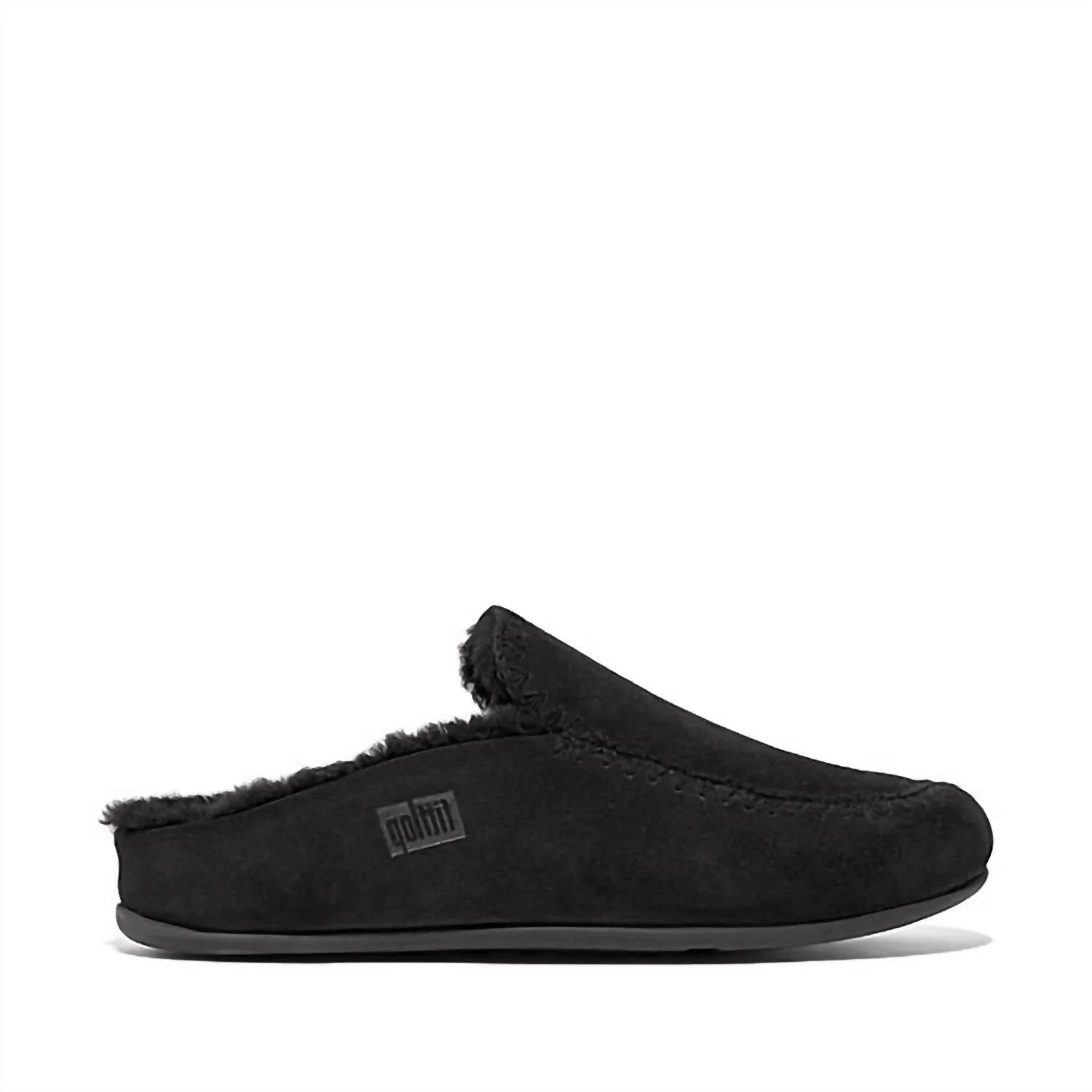Women Chrissie Ii Suede Slipper In Black