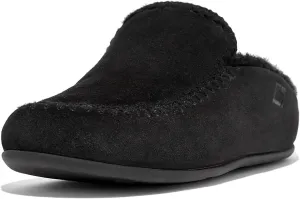 Women Chrissie Ii Suede Slipper In Black