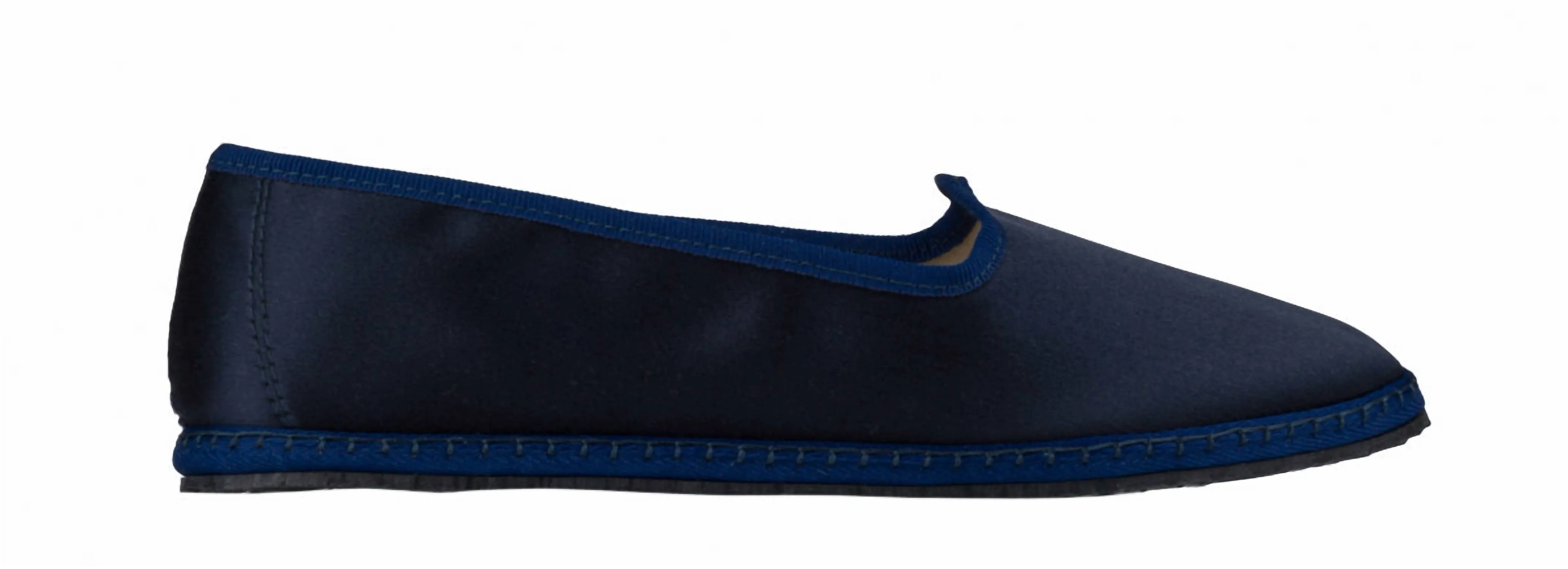 Women's Classic Silk Furlana Slippers In Mirtillo