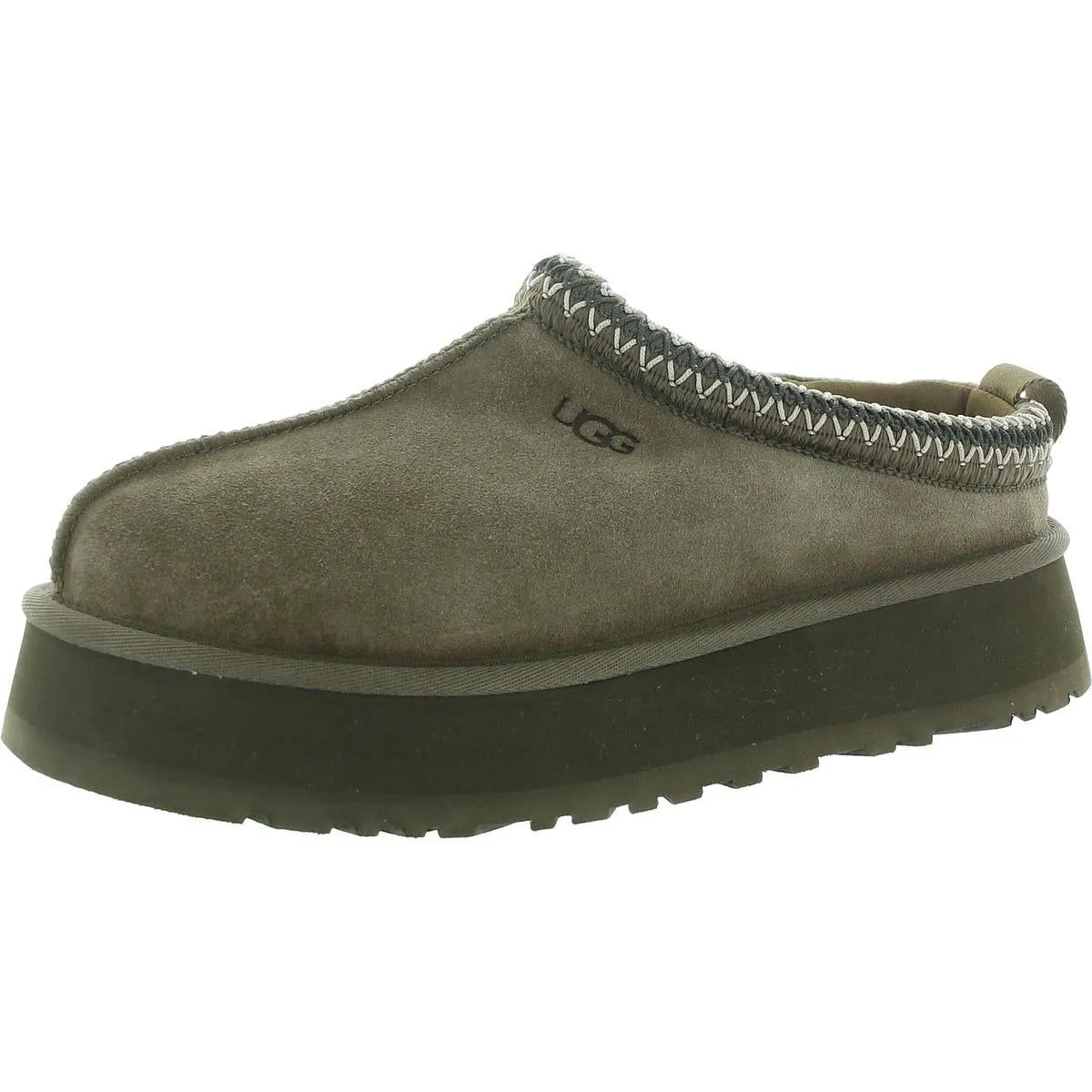 Womens Faux Fur Lined Slide Slippers