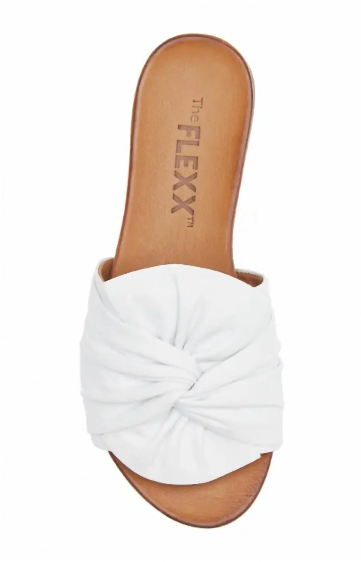 Women's Knotty Slippers In White
