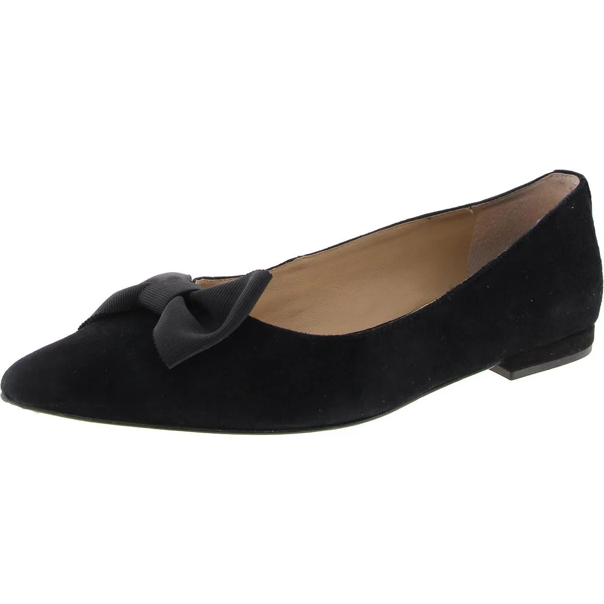 Womens Leather Ballet Flats