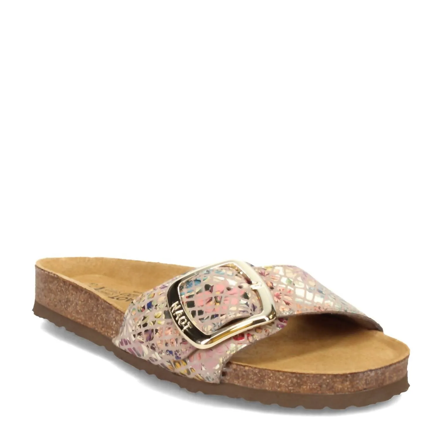Women's Maryland Sandal In Golden Floral Leather