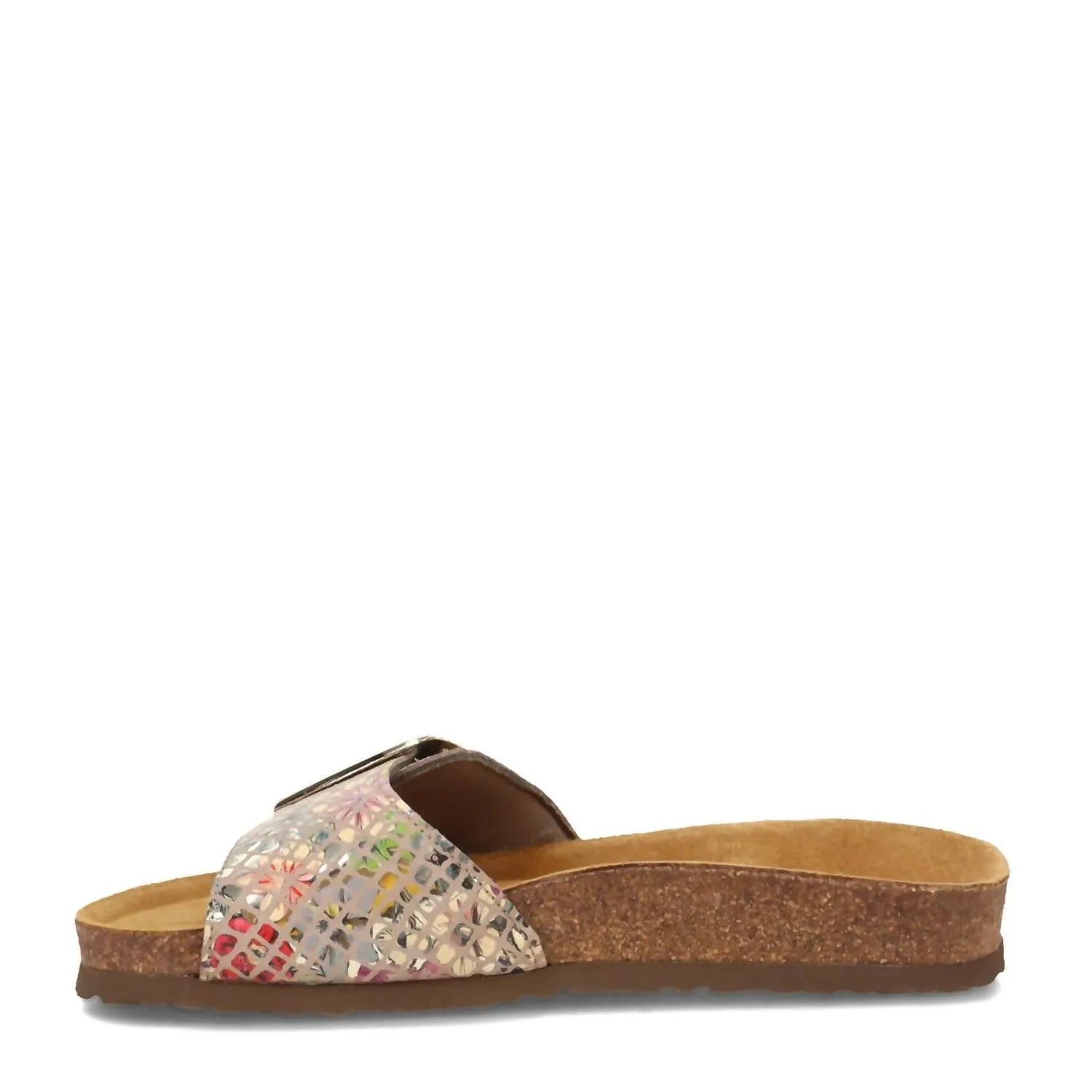 Women's Maryland Sandal In Golden Floral Leather