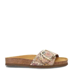 Women's Maryland Sandal In Golden Floral Leather