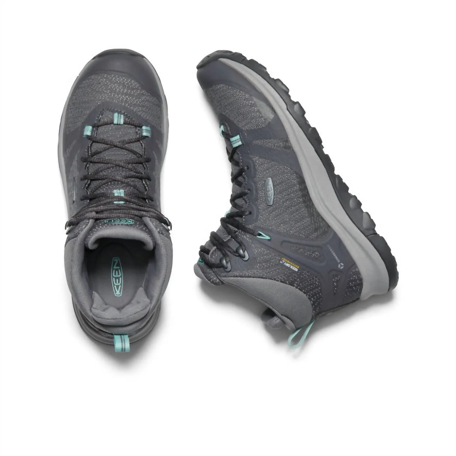 Women's Terradora Ii Mid Waterproof Hiking Boot In Magnet Ocean Wave