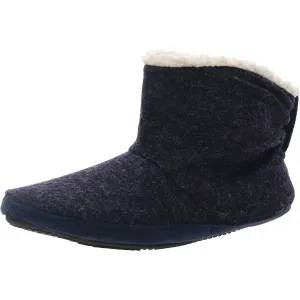 Womens Washable Faux Fur Bootie Slippers